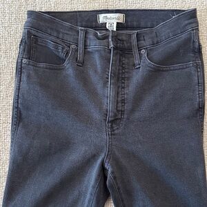 Madewell Charcoal 10” high-rise skinny jeans